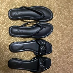Jcrew sandals, 2 pair!
